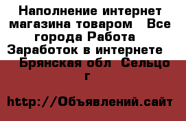 Наполнение интернет магазина товаром - Все города Работа » Заработок в интернете   . Брянская обл.,Сельцо г.